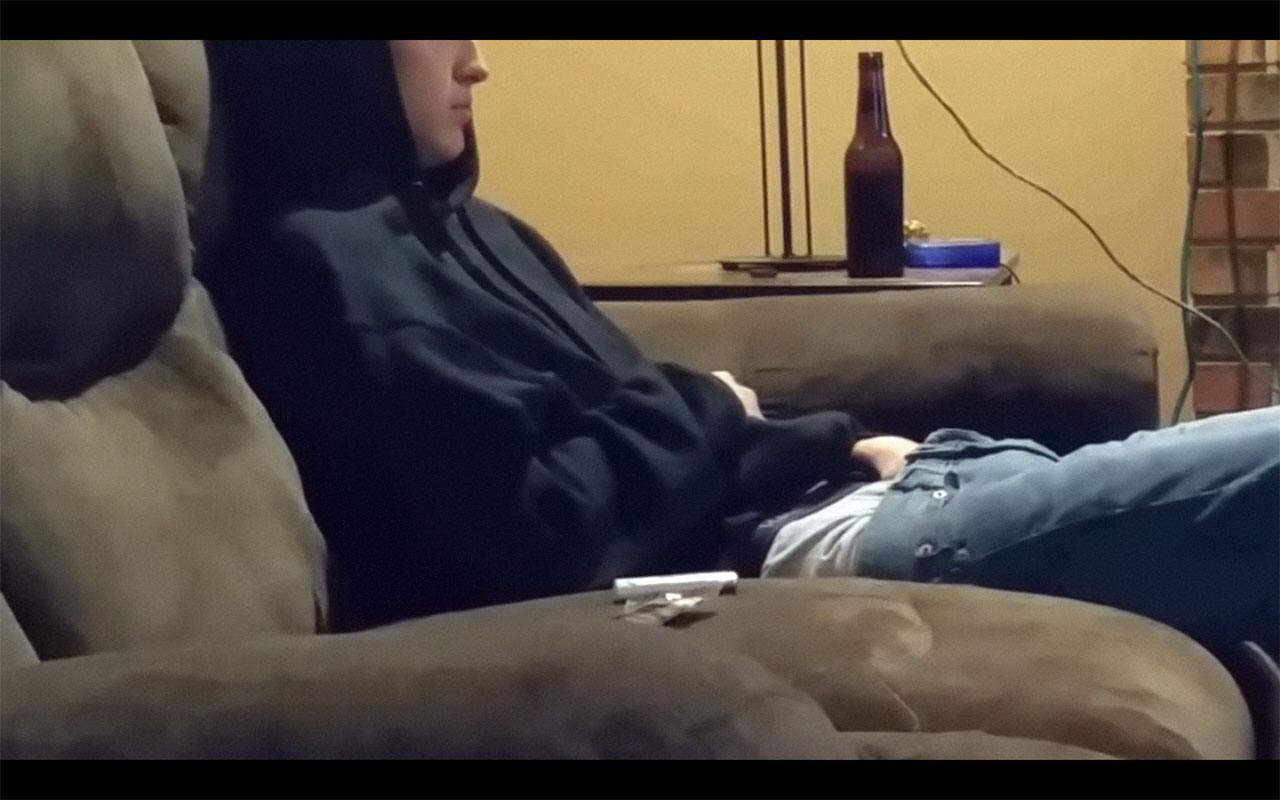Hands in pants