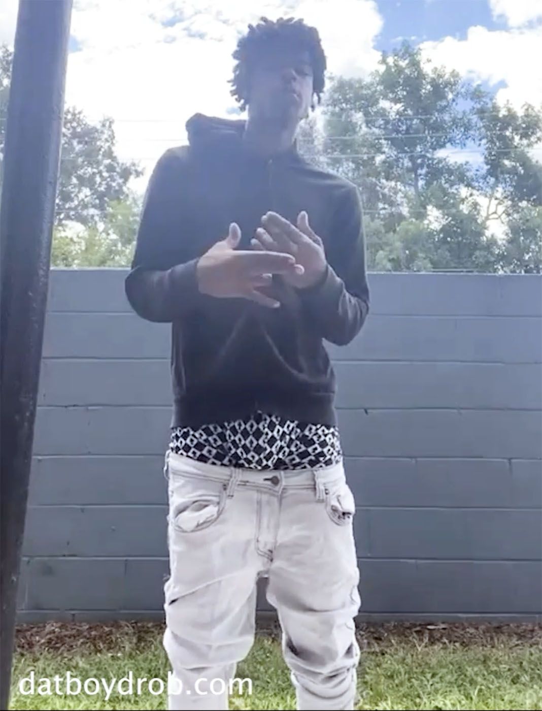 BabyK outside