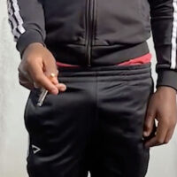 Trackpants bulge