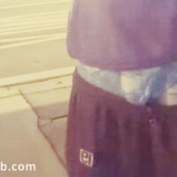 Saggin at bus station