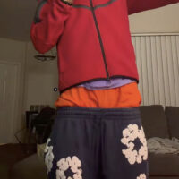 Orange print