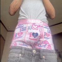 Pink print