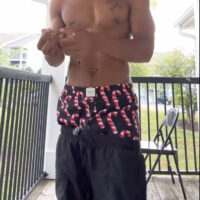 He got some