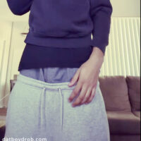 Sweatpants sag